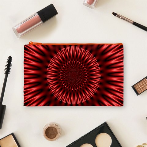 Red Lagoon Cosmetic Bag (Medium) from ArtsNow.com Front