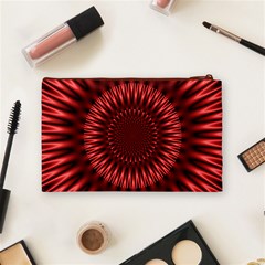 Red Lagoon Cosmetic Bag (Medium) from ArtsNow.com Back