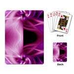 Pink Twist Playing Cards Single Design