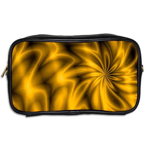 Golden Swirl Toiletries Bag (Two Sides) from ArtsNow.com Back