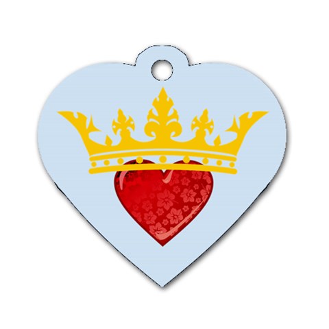 King of Hearts Dog Tag(One Side) from ArtsNow.com Front