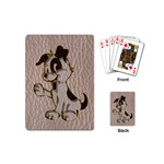 Leather-Look Dog Playing Cards (Mini)