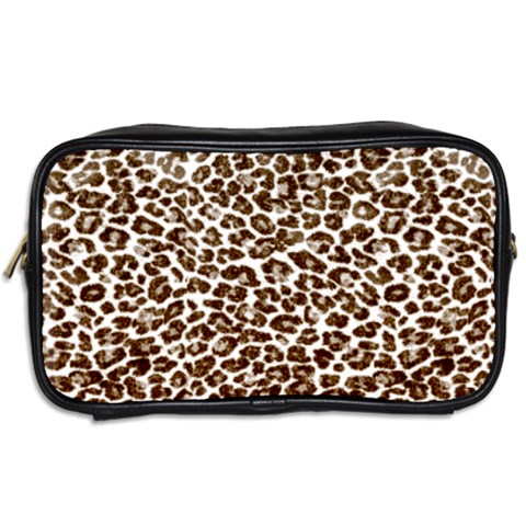 Just Snow Leopard Toiletries Bag (Two Sides) from ArtsNow.com Back