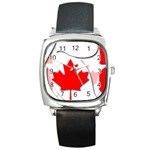 Canada Square Metal Watch