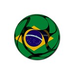 Brazil Rubber Round Coaster (4 pack)
