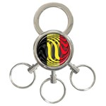 Belgium 3-Ring Key Chain