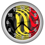 Belgium Wall Clock (Silver)
