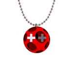 Switzerland 1  Button Necklace