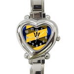 Barbados Heart Italian Charm Watch