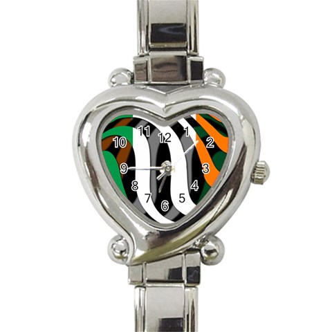 Ireland Heart Italian Charm Watch from ArtsNow.com Front