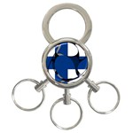 Finland 3-Ring Key Chain