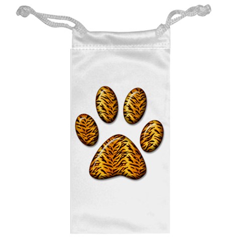 Tiger Paw Jewelry Bag from ArtsNow.com Back