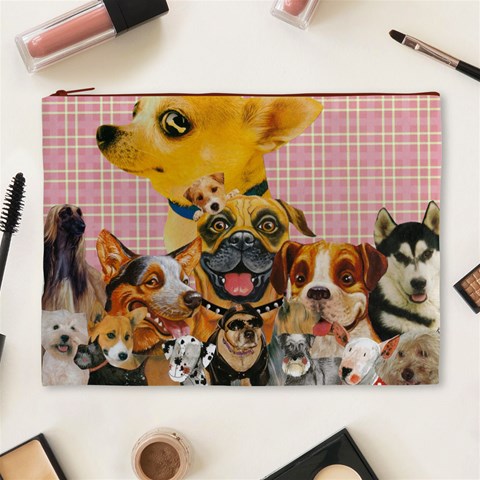 Dogs Are Fun  Cosmetic Bag (XL) from ArtsNow.com Front