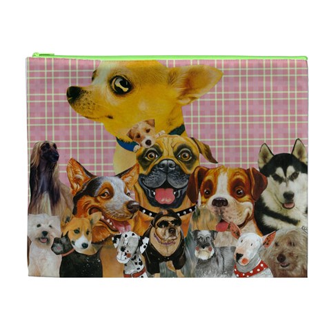 Dogs Are Fun  Cosmetic Bag (XL) from ArtsNow.com Front