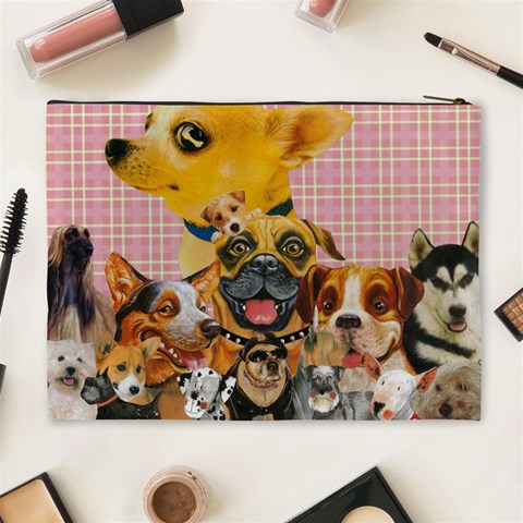 Dogs Are Fun  Cosmetic Bag (XL) from ArtsNow.com Back