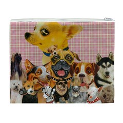 Dogs Are Fun  Cosmetic Bag (XL) from ArtsNow.com Back