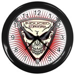 Induced Euphoria New Skull Logo Com R Wall Clock (Black)