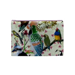 Pretty Birdies Medium Cosmetic Bag (Medium) from ArtsNow.com Front