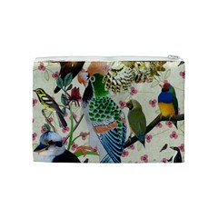 Pretty Birdies Medium Cosmetic Bag (Medium) from ArtsNow.com Back