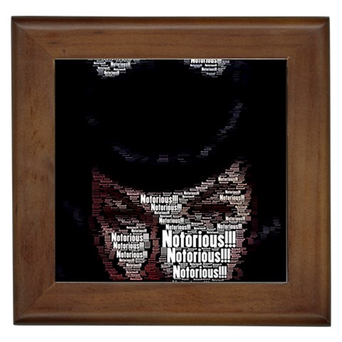 Notorious Bette Framed Tile from ArtsNow.com Front