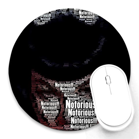 Notorious Bette Round Mousepad from ArtsNow.com Front