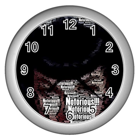 Notorious Bette Wall Clock (Silver) from ArtsNow.com Front