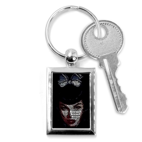 Notorious Bette Key Chain (Rectangle) from ArtsNow.com Front