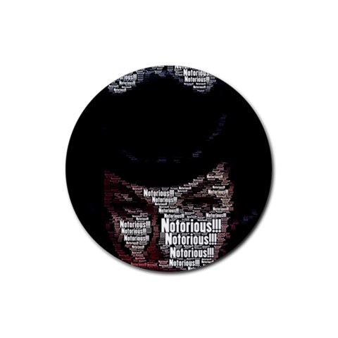 Notorious Bette Rubber Round Coaster (4 pack) from ArtsNow.com Front