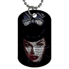 Notorious Bette Dog Tag (Two Sides) from ArtsNow.com Front