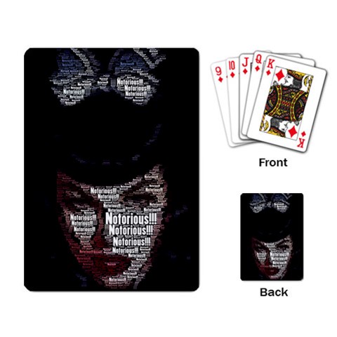 Notorious Bette Playing Cards Single Design from ArtsNow.com Back