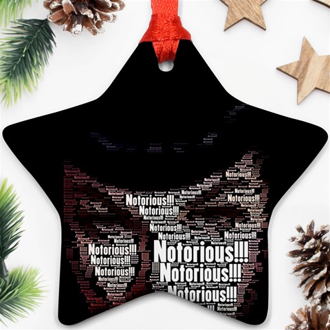 Notorious Bette Star Ornament (Two Sides) from ArtsNow.com Back