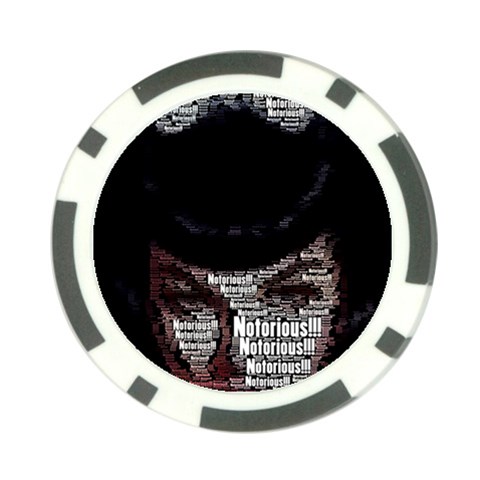 Notorious Bette Poker Chip Card Guard (10 pack) from ArtsNow.com Front