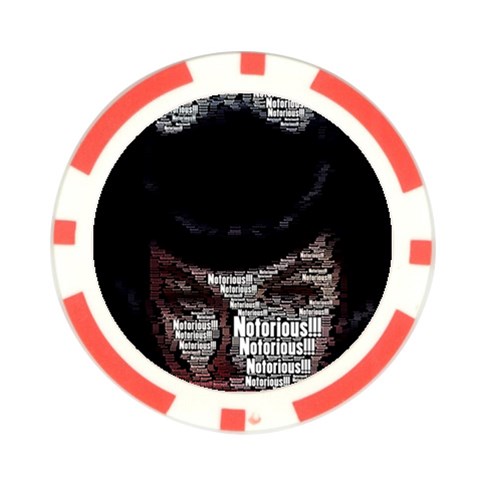 Notorious Bette Poker Chip Card Guard (10 pack) from ArtsNow.com Front