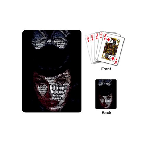 Notorious Bette Playing Cards (Mini) from ArtsNow.com Back