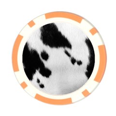 Cow Print	 Poker Chip Card Guard from ArtsNow.com Front