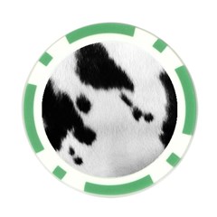 Cow Print	 Poker Chip Card Guard from ArtsNow.com Back