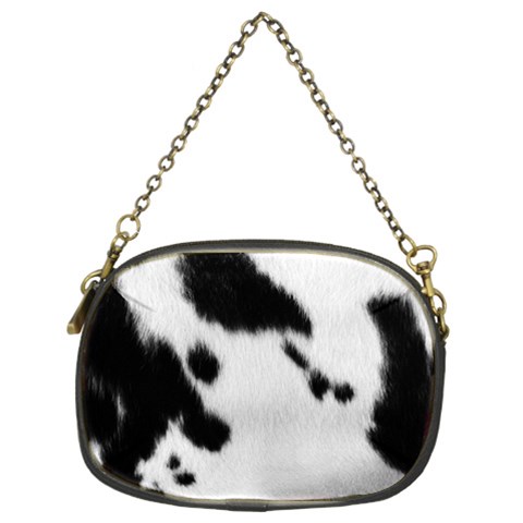 Cow Print	 Chain Purse (Two Sides) from ArtsNow.com Back