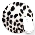 Snow Leopard	 Round Mousepad