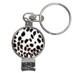 Snow Leopard	 Nail Clippers Key Chain