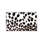 Snow Leopard	 Sticker Rectangular (10 pack)