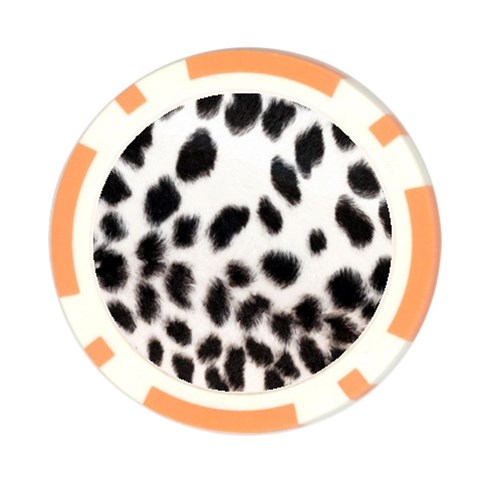 Snow Leopard	 Poker Chip Card Guard (10 pack) from ArtsNow.com Front