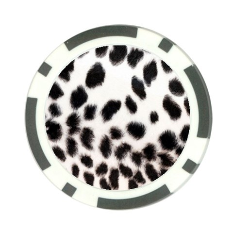 Snow Leopard	 Poker Chip Card Guard (10 pack) from ArtsNow.com Back