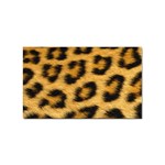 Leopard Print	 Sticker Rectangular (100 pack)