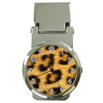 Leopard Print	 Money Clip Watch