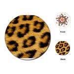 Leopard Print	Playing Cards (Round)