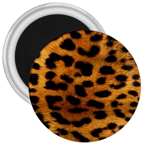 Jaguar Print	 3  Magnet from ArtsNow.com Front