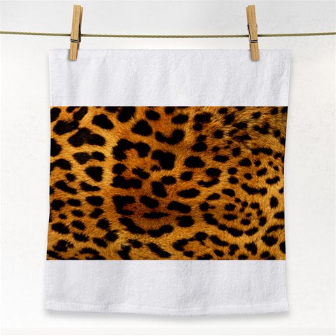 Jaguar Print	 Face Towel from ArtsNow.com Front