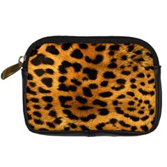 Jaguar Print	 Digital Camera Leather Case from ArtsNow.com Front