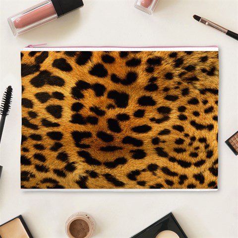 Jaguar Print	 Cosmetic Bag (XL) from ArtsNow.com Front