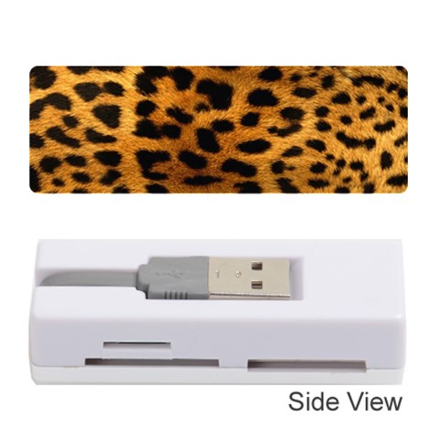 Jaguar Print	Memory Card Reader (Stick) from ArtsNow.com Front